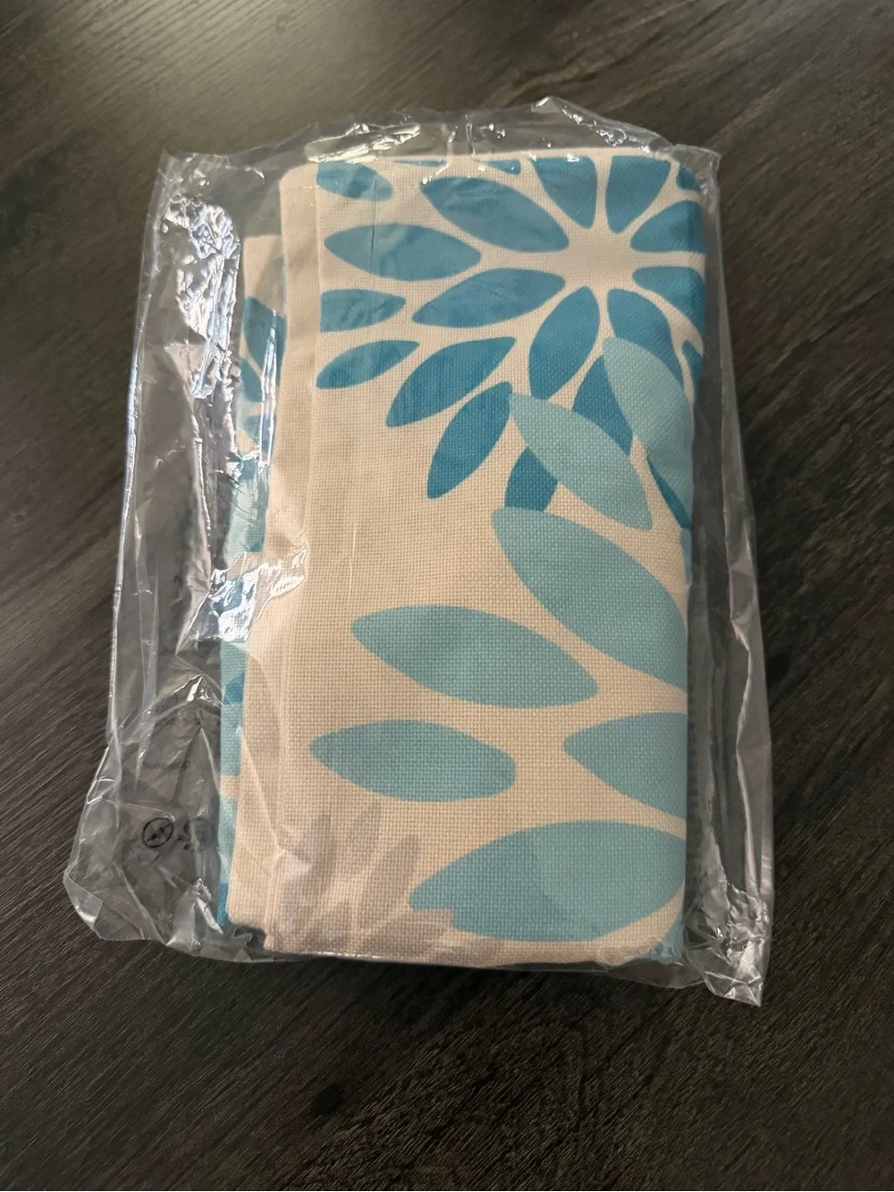Blue Floral Decorative Throw Pillow Covers